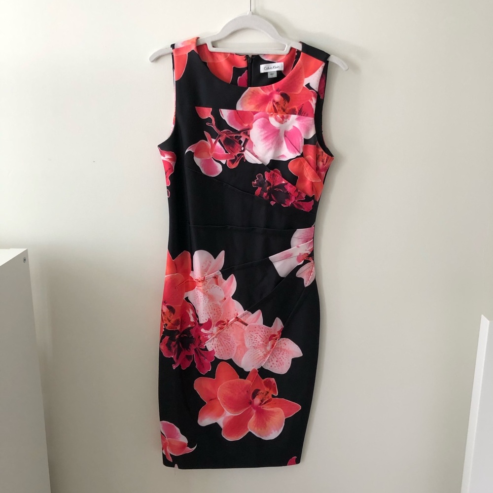 Calvin Klein floral dress